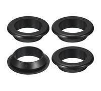 TA-VIGOR 4Pcs Rubber Grommets, 40mm ID 35mm Drill Hole Double Sided Hollow Wire Gasket Plug, Electrical Cable Hole Protectors for Office, Home, Automotive