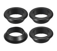 TA-VIGOR 4Pcs Rubber Grommets, 50mm ID 40mm Drill Hole Double Sided Hollow Wire Gasket Plug, Electrical Cable Hole Protectors for Office, Home, Automotive