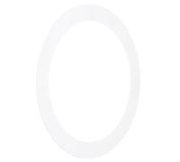 TA-VIGOR 5.91" ID Plastic Trim Ring, Goof Rings Light Fixture Cover for Ceiling Wall Recessed Can Downlights
