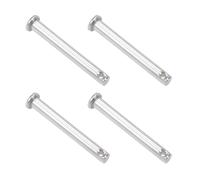 TA-VIGOR 5 x 40mm Clevis Pin Single Hole 304 Stainless Steel Flat Head 4pc