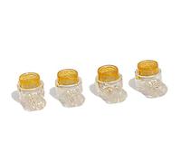 TA-VIGOR 50 Pcs Jelly Crimps UY Connectors, 2-Port Gel-Filled Splice Joints - No Solder, No Strip Quick Connect for Telephone & Data Wires