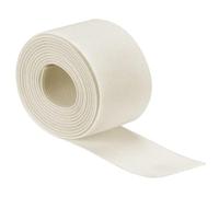 TA-VIGOR 50mm Twill Wide Elastic Band, 2 inch 2 Yard Double-Side Woven Elastic Bands Knit, Flat Polyester Elastic Spool Heavy Stretch Strap Knitting for Sewing Crafts Waistband, Cream White