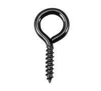 TA-VIGOR 50pcs 15mm Small Screw Eye Hooks, Self-Tapping Screw-in Eye Bolts for Light Duty - for Hanging Plants, Kitchen Utensils, Lights, Decor & Organising Cables