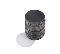 TA-VIGOR 50Pcs 50mm Wet and Dry Sanding Discs, 320 Grit 2 Inch Hook and Loop Sandpaper Electrostatic Sand Planting Silicon Carbide Sanding Discs