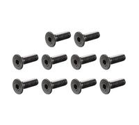 TA-VIGOR 50Pcs Hex Socket Countersunk Head Screw Bolts, M5 x 16mm Alloy Steel Flat Head Socket Cap Screws Bolts Fasteners for Bicycle Motorcycle Repair, Machinery, Household Appliances, Black