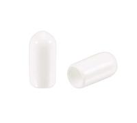 TA-VIGOR 50Pcs Rubber End Caps 5mm ID Flexible Round Thread Protectors