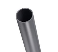 TA-VIGOR 57mm ID 63mm OD PVC Rigid Round Pipe, 0.35M Length Plastic Tube, High Impact Straight Duct Channel for DIY Decoration, Water Cooling System, Fish Tank, Decoration, Cable Sleeve, Light Grey