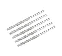 TA-VIGOR 5pc 2.5mm Diamond Twist Drill Bit Set - Heavy Duty for Glass, Wood, Jade, Stone, Tile
