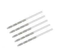 TA-VIGOR 5pc Diamond Twist Drill Bit Set - 1.8mm, Heavy Duty for Glass, Wood, Jade, Stone, Tile