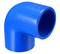 TA-VIGOR 5Pcs 25mm PVC Pipe Fittings, 90 Degree Slip Elbow Coupling Connectors, Water Pipe Corner Connection Fittings, Slip Socket Elbow Joints for Plumbing and Irrigation Systems, Blue
