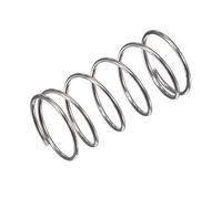 TA-VIGOR 5Pcs Compressed Spring, 16mm OD,1mm Wire Size, 18mm Compressed Length,30mm Free Length Dual Extended Durable Dual Hook Tension Spring for Furniture Screen Doors Repair Projects