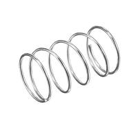 TA-VIGOR 5Pcs Compressed Spring, 18mm OD,1mm Wire Size,9mm Compressed Length,30mm Free Length Dual Extended Durable Dual Hook Tension Spring for Furniture Screen Doors Repair Projects