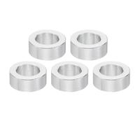 TA-VIGOR 5Pcs M12 Aluminum Spacer, 12.5mm ID x 20mm OD x 8 mm Length Metal Round Standoff Bushing Plain Finish Spacer for Mechanical and DIY Projects for M12 Screws Bolts and Rods