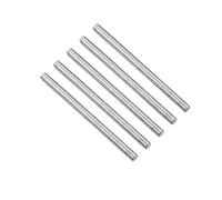 TA-VIGOR 5Pcs M3 x 200mm Fully Threaded Rod, 304 Stainless Steel Studding Rod Bar, Right Hand Threads Rods for Anchor Bolts, Clamps, Hangers and U-Bolts