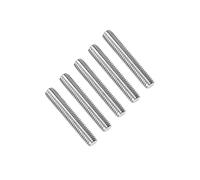 TA-VIGOR 5Pcs M5 x 45mm Fully Threaded Rod, 304 Stainless Steel Studding Rod Bar, Right Hand Threads Rods for Anchor Bolts, Clamps, Hangers and U-Bolts