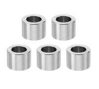 TA-VIGOR 5Pcs M6 Aluminum Spacer, 6.2mm ID x 10mm OD x 8mm Length Metal Round Standoff Bushing Plain Finish Spacer for Mechanical and DIY Projects for M6 Screws Bolts and Rods
