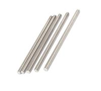 TA-VIGOR 5Pcs M6 x 140mm Fully Threaded Rod, 304 Stainless Steel Studding Rod Bar, Right Hand Threads Rods for Anchor Bolts, Clamps, Hangers and U-Bolts