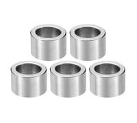 TA-VIGOR 5Pcs M8 Aluminum Spacer, 8.2mm ID x 12mm OD x 8mm Length Metal Round Standoff Bushing Plain Finish Spacer for Mechanical and DIY Projects for M8 Screws Bolts and Rods