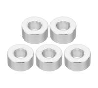 TA-VIGOR 5Pcs M8 Aluminum Spacer, 8.2mm ID x 16mm OD x 8mm Length Metal Round Standoff Bushing Plain Finish Spacer for Mechanical and DIY Projects for M8 Screws Bolts and Rods