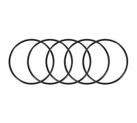 TA-VIGOR 5Pcs Nitrile Rubber O-Rings, 125mm OD 117mm ID 4mm Width Rubber Washers Spacer O-Rings Gasket kit, Metric Sealing Gasket for Hose, Faucet, Automotive, Plumbing