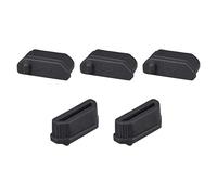 TA-VIGOR 5Pcs TV HDMI Anti-Dust Stopper Cap Cover, Silicone HDMI Stopper Cap Protector for Female Port Black