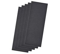 TA-VIGOR 5Pcs Wet Dry Sandpaper 500 Grit 9 Inch x 3.7 Inch, Assorted Sanding Sheets Abrasive Paper for Wood Furniture Metal Automotive Polishing