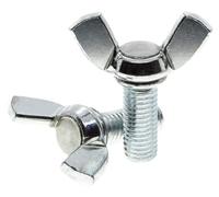 TA-VIGOR 5Pcs Wing Bolts Wing Screws, M8*30mm Wing Butterfly Bolts Butterfly Screws for Machine Fastener Machinery Equipment