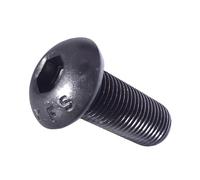 TA-VIGOR #6-32 Bolts, 21Pcs #6-32 x 3/4 Inch Hex Socket Button Head Screws, #6-32 x 3/4 Inch Bolt, Alloy Steel Fully Threaded Hex Socket Button Head Cap Screws for Repair Industrial Electronic