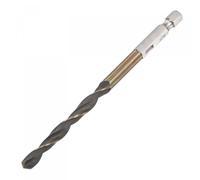 TA-VIGOR 6.5mm Hex Shank Twist Drill Bit Set, 1/4 Inch Shank HSS High Speed Steel Drill Bit Set Quick Change Twist Drill Bits for Woodworking, Plastic and Metal