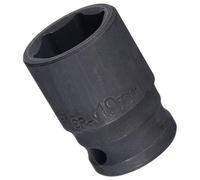 TA-VIGOR 6-Point Impact Socket, 1/2-Inch Drive 19mm Spindle Axle Nut Socket Driver, Durable CR-V Steel 39mm Length Nut Impact Socket for Auto Repair Easy Removal, Shallow Metric Sizes