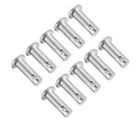 TA-VIGOR 6 x 16mm Clevis Pins Single Hole Zinc-Plated Steel Flat Head 10pc