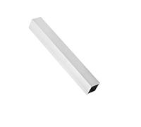 TA-VIGOR 6063 Aluminum Square Tube, 25mm x 25mm x 1.5mm Wall Thickness 300mm Length Seamless Straight Pipe Rectangular Tubing for Industrial Housing Construction