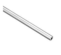 TA-VIGOR 6063 Seamless Aluminum Round Straight Tubing Tube 1 Feet Length 6mm/0.24" ID 11mm/0.43" OD 300mm Length 1Pc, Metal Seamless Straight Tubing for DIY Crafts Silver