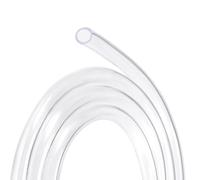 TA-VIGOR 6mm ID 9mm OD PVC Clear Vinyl Tubing, 2.5M Length Plastic Tube, Food Grade Flexible Water Pipe for Transfer Water, Oil, Air, Garden Irrigation, Water Hose, Fish Tank, Aquarium
