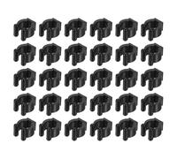 TA-VIGOR 6pcs 17mm Billiards Cue Clip Holders, Wall Mounted Locating Pool Cue Holder Rack Clips for Snooker Cue Rack, Fishing Rod Holder, Plastic Pole Clips for Rod Storage