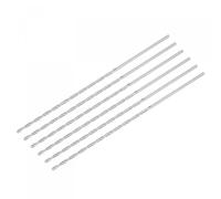 TA-VIGOR 6Pcs 2.5mm Extra Long Twist Drill Bits, 160mm Length High-Speed Steel HSS Straight Shank Spiral Drill Bits for Wood Metal Aluminum Plastic