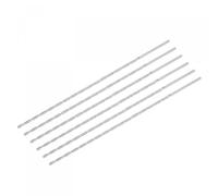 TA-VIGOR 6Pcs 2.5mm Extra Long Twist Drill Bits, 200mm Length High-Speed Steel HSS Straight Shank Spiral Drill Bits for Wood Metal Aluminum Plastic