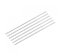 TA-VIGOR 6Pcs 3.5mm Extra Long Twist Drill Bits, 250mm Length High-Speed Steel HSS Straight Shank Spiral Drill Bits for Wood Metal Aluminum Plastic