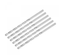 TA-VIGOR 6Pcs 6mm Extra Long Twist Drill Bits, 200mm Length High-Speed Steel HSS Straight Shank Spiral Drill Bits for Wood Metal Aluminum Plastic