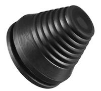 TA-VIGOR 6Pcs Conical Rubber Grommet Mount Dia 40mm Drill Hole Black Tower Shaped Grommets Wire Protection Firewall Hole Plug