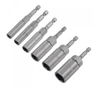 TA-VIGOR 6Pcs Nut Setter Driver Drill Bit Set, 6mm 8mm 10mm 12mm 14mm 17mm Hex Shank Quick Change, 1/4 inch Nut Driver Set for Woodworking, Machine Maintenance, Auto Repairing, Furnitures, No-Magnetic