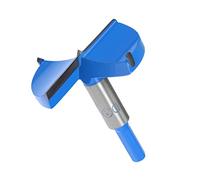 TA-VIGOR 75mm Forstner Drill Bit, Tungsten Carbide Wood Hole Saw Auger Opener for Woodworking Hinge Hole Drilling Boring Bit Cutter (Blue, Gray Tone)