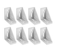 TA-VIGOR 8 Pcs Inside Corner Bracket Gussets 77x77x40mm 4080 L Shape Angle Connectors for 4040/4080 Series Aluminum Extrusion Profiles