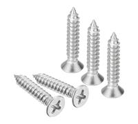 TA-VIGOR #8 x 1" Wood Screws, 25Pcs Self Tapping Screws