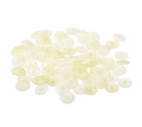 TA-VIGOR 80Pcs Screw Cap Covers, 11.8 x 3.3mm Plastic Screw Decorative Caps Cross Head Clip On Covers for Phillips Cam Lock Nut Self-Tapping Screw, Light Beige