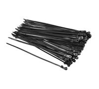 TA-VIGOR 80Pcs Screw Mount Head Nylon Cable Ties, 4.8mm x 200mm Reusable Cable Nylon Zip Ties Wire Strap with Screw Hole for Indoor & Outdoor Use