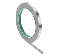 TA-VIGOR 8mm Aluminium Foil Tape Double Sided Conductive, High Temperature HVAC Duct Tape for Sealing & Patching, Conductive, Flame Retardant, Waterproof for Hot/Cold Air Ducts, Metal Repair