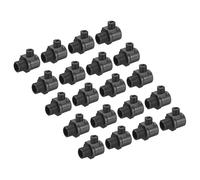 TA-VIGOR 8mm Flex Cord Grip, Rope Cable Stop Fastener, Wire Lock Toggle Stopper Gland Connector with Strain Screws for Lighting Fixtures, Home Repair and Maintenance - 20PCS