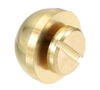 TA-VIGOR 8pc 12x7mm Screw Back Rivets, Leather Studs Solid Round Head Brass Studs Spike Screw Rivet for Leather, Craft, Bags, Belts, Shoes, Purse, Feet Nailhead Studs DIY,