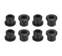 TA-VIGOR 8Pcs Black Silicone Rubber Grommet 1/2"(12mm) Drill Hole, 5/16"(8mm) ID Top Hat Hole Plug Cable Wire Cover for Desk, Office and Automotive Wiring